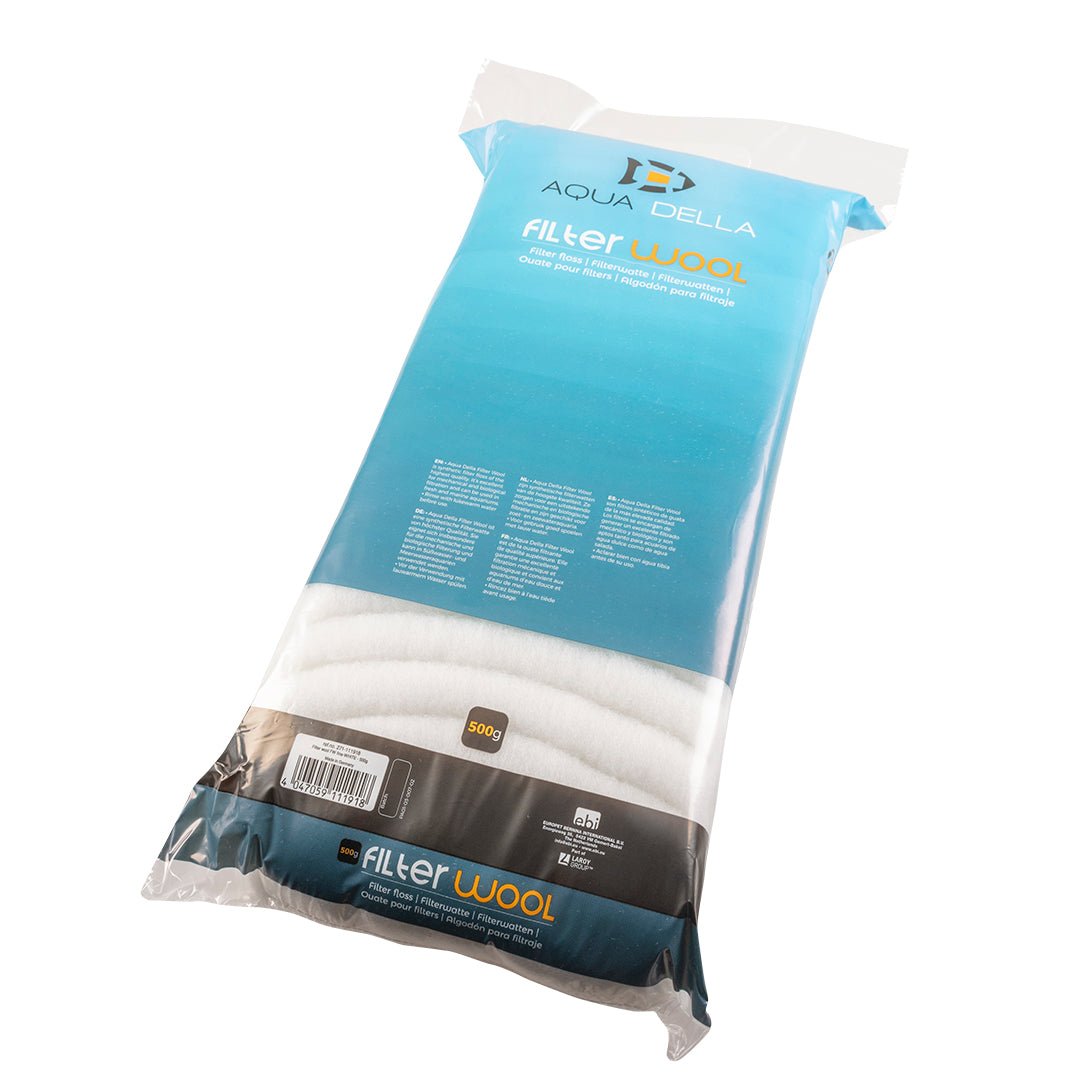 Aqua Della - Filterwatte fein weiss 500g - GarnelenTv-Shop
Aqua Della Filterwatte Fein Weiß 500g für Süß- und Meerwasserfilter
