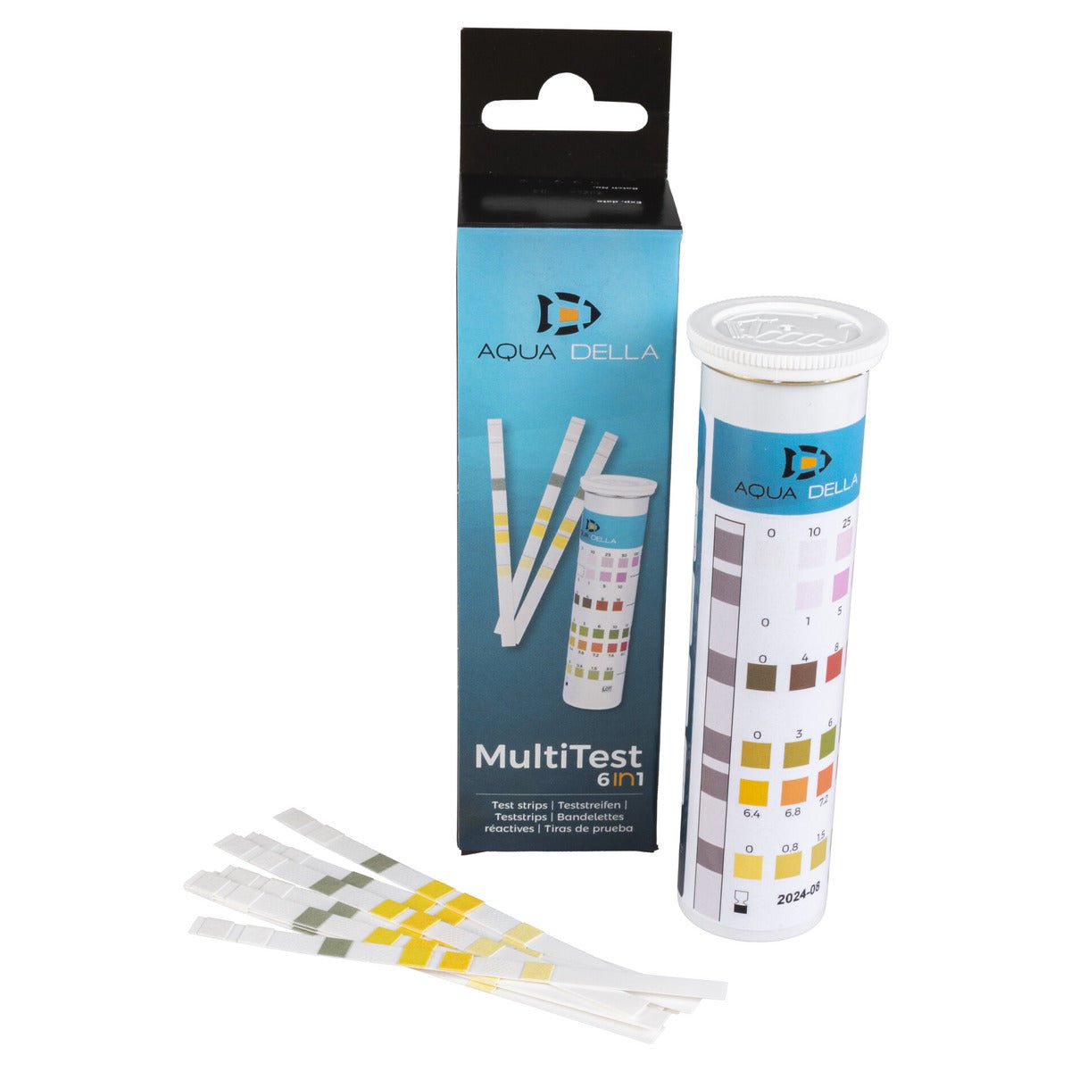 Aqua Della Multitests 6in1 - GarnelenTv-Shop
Aqua Della Multitests 6in1 – 50 Teststreifen für Wasseranalyse