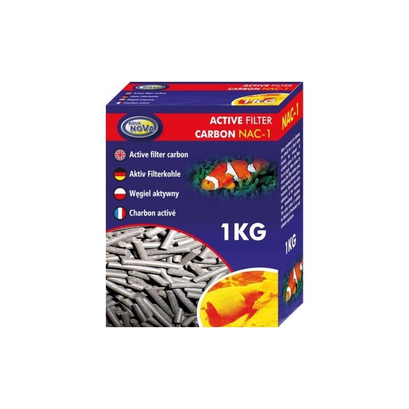 Aqua Nova - Aktivkohle Pellets 500 g - GarnelenTv-Shop

Aqua Nova Aktivkohle Pellets 500g für kristallklares Aquariumwasser
