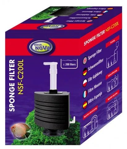 Aqua Nova Eck-Schwammfilter 200L - GarnelenTv-Shop
Aqua Nova Eck-Schwammfilter 200L – Leiser Luftbetriebener Filter für Aquarien

Aqua Nova Eck-Schwammfilter für Aquarien bis 200L
