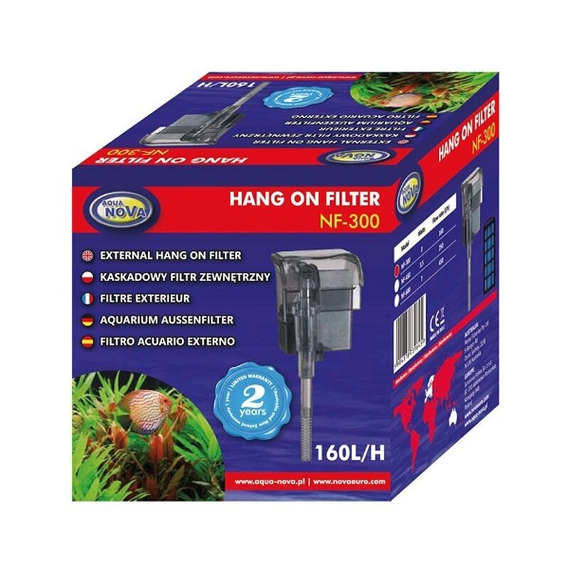 Aqua Nova Hang on Filter 160 l/h - GarnelenTv-Shop
Aqua Nova Hang-On Filter NF-300 – Filter für Aquarien bis 60L

