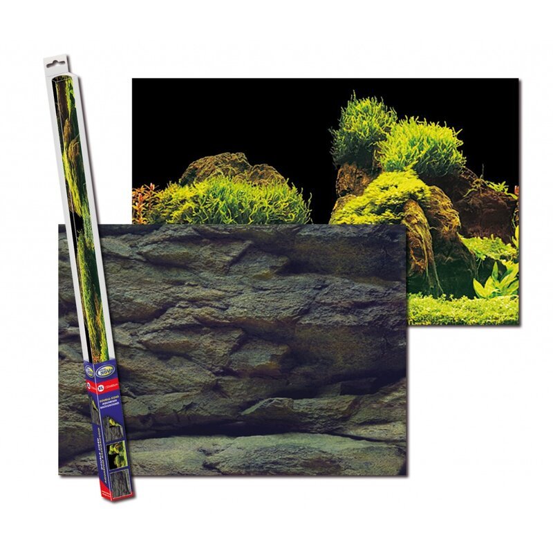 Aquarien-Hintergrund 100x50 cm - GarnelenTv-Shop
Aquarien-Rückwand 100x50 cm mit 2 Motiven
