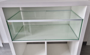 Stoßverklebt & stabile Silikonnaht Aquarium