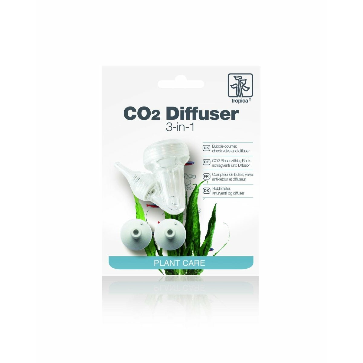 CO2 Diffuser 3 in 1 - Tropica - GarnelenTv-Shop

CO2 Diffuser 3 in 1 Tropica mit Blasenzähler und Rückschlagventil