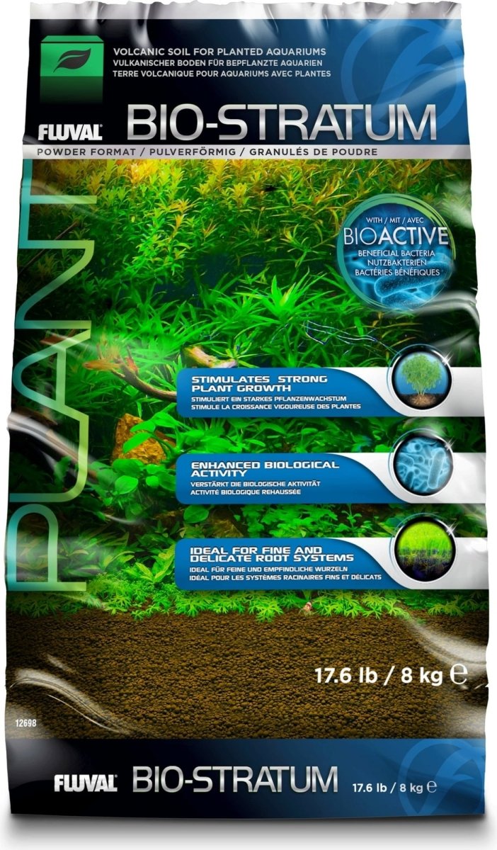 Aquarium mit Garnelen und Fluval Bodengrund