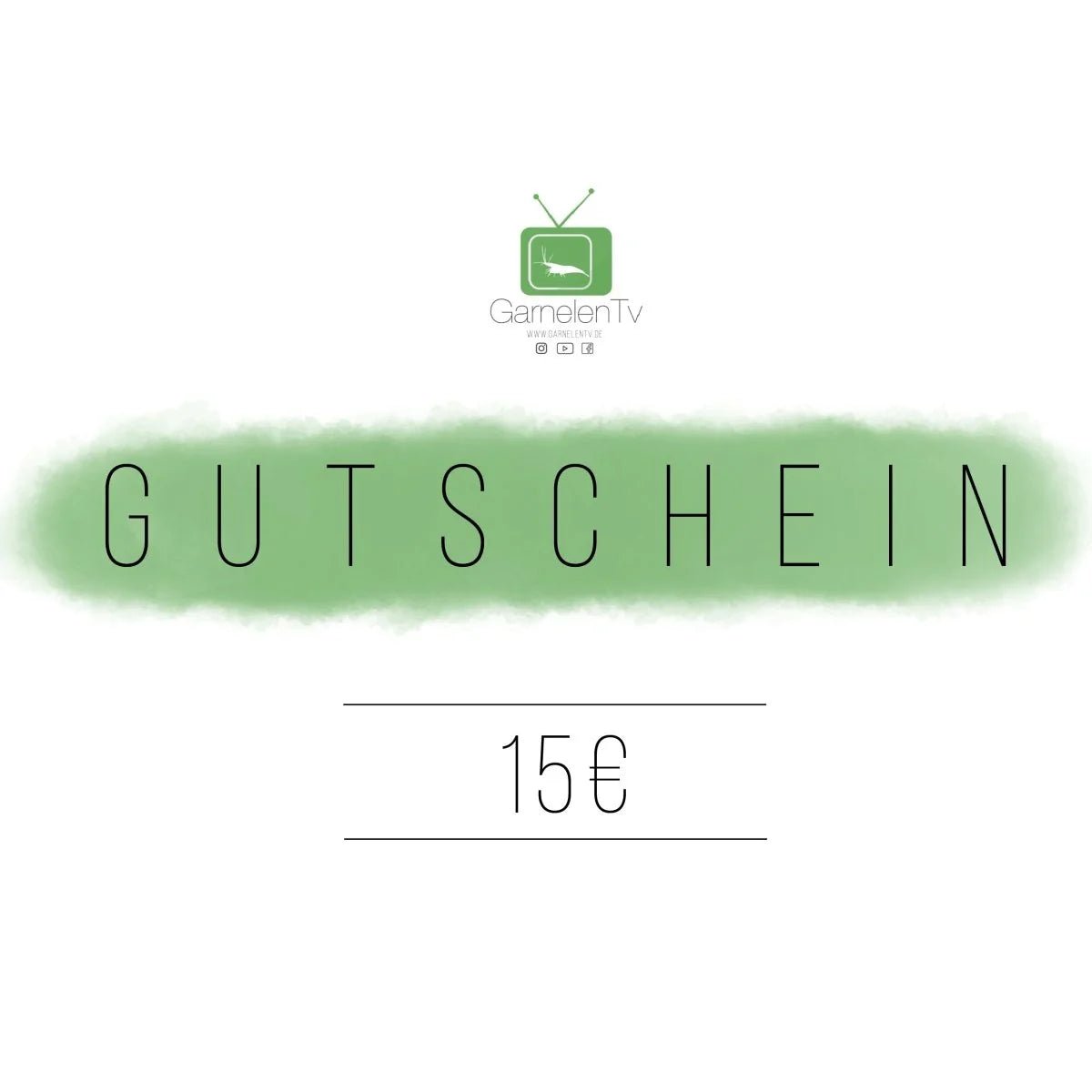 GarnelenTv Geschenk Gutschein - GarnelenTv-Shop