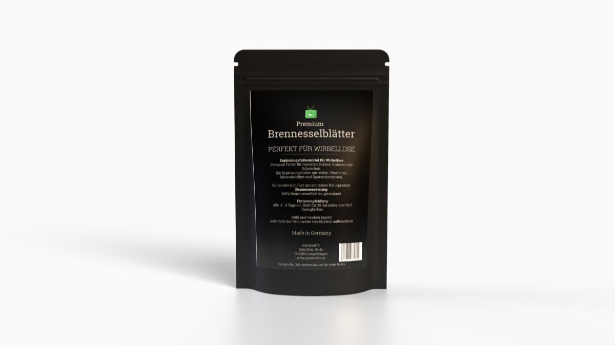 tv verpackung aufbewahren Premium Karotten Sticks 50 g für Garnelen | Farbunterstützendes Ergänzungsfutter