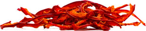 Getrocknete Paprika Chips für gesunde Garnelen