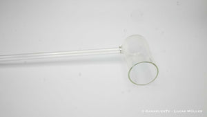 Selektierpfeife aus Glas in drei Größen