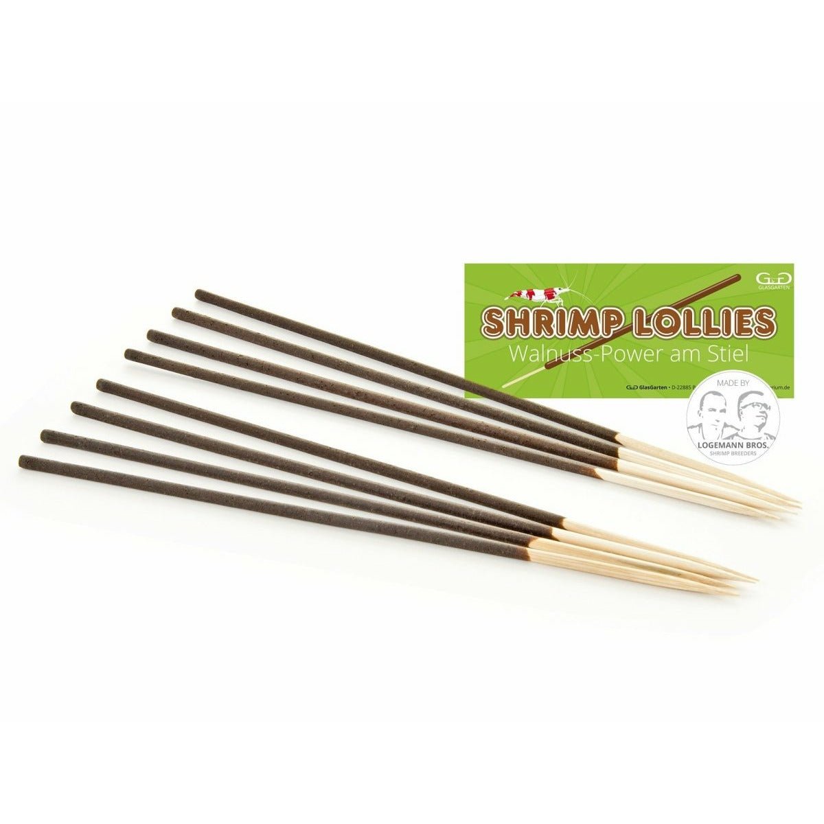 GlasGarten Shrimp Lollies - Walnuss Power - GarnelenTv-Shop

Shrimp Lollies Walnuss Power Knabber-Stick für Garnelen und Krebse

