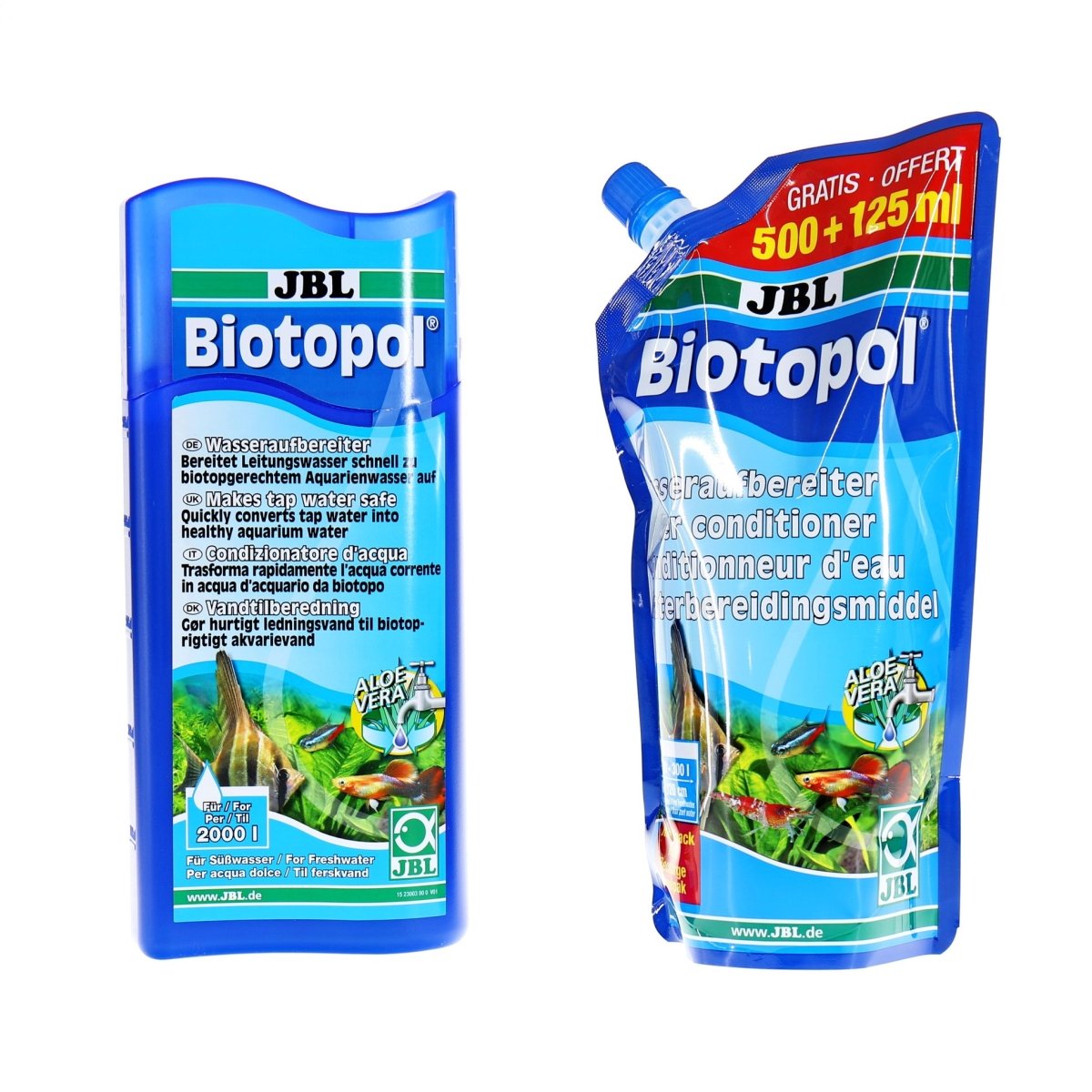 JBL Biotopol neutralisiert Chlor, Chloramin und Schwermetalle