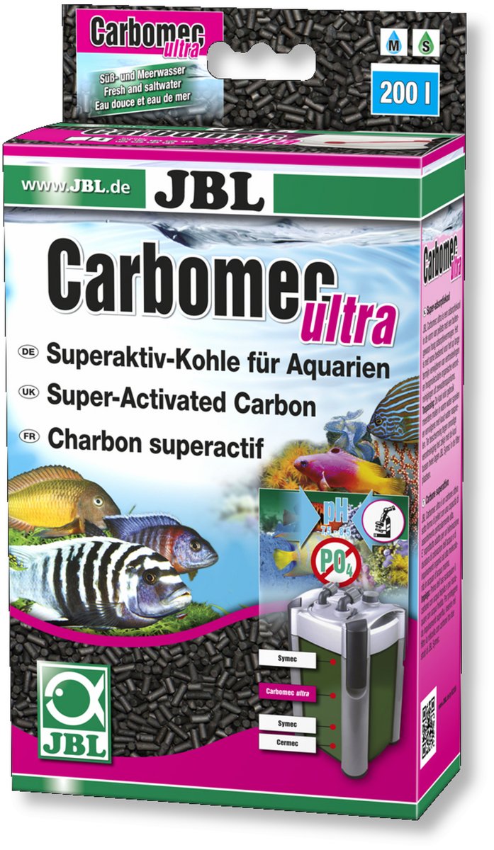JBL Carbomec ultra - 400g - GarnelenTv-Shop

JBL Carbomec Ultra 400g Aktivkohle für Meerwasser-Aquarien
