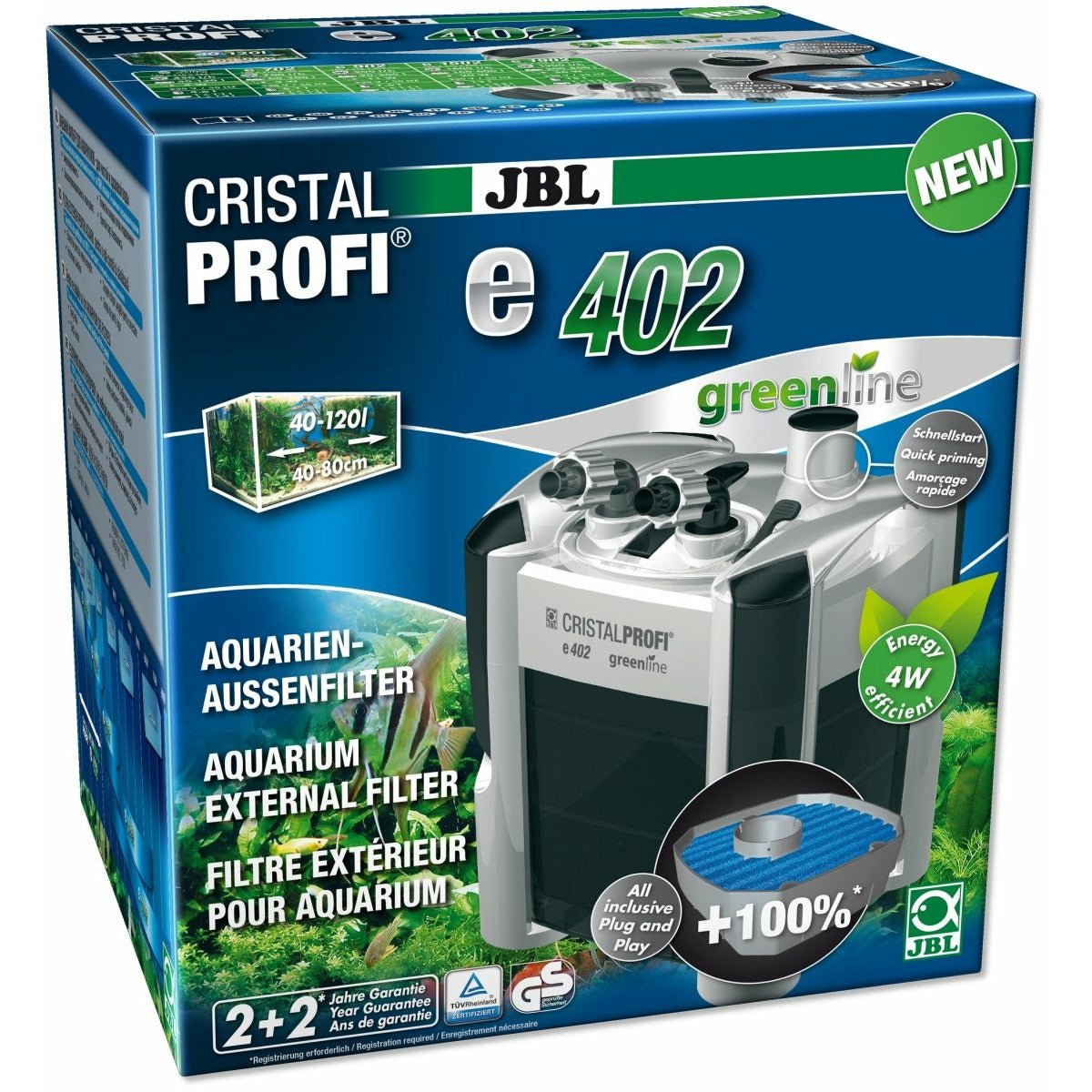 JBL CRISTALPROFI e402 greenline - GarnelenTv-Shop

JBL CRISTALPROFI e402 Greenline Außenfilter für Aquarien

