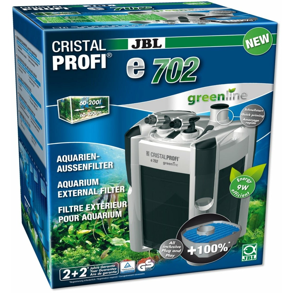 JBL CRISTALPROFI e702 greenline - GarnelenTv-Shop

JBL CRISTALPROFI e702 Greenline Außenfilter für Aquarien

