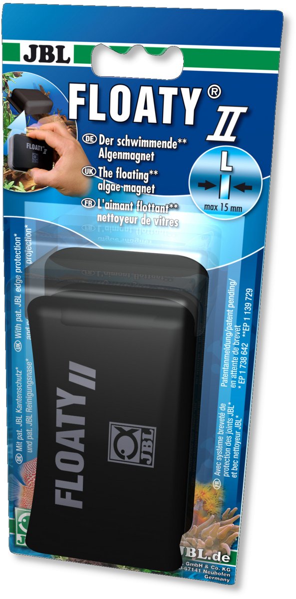 Magnetische Reinigung von Aquarienscheiben mit JBL FLOATY II