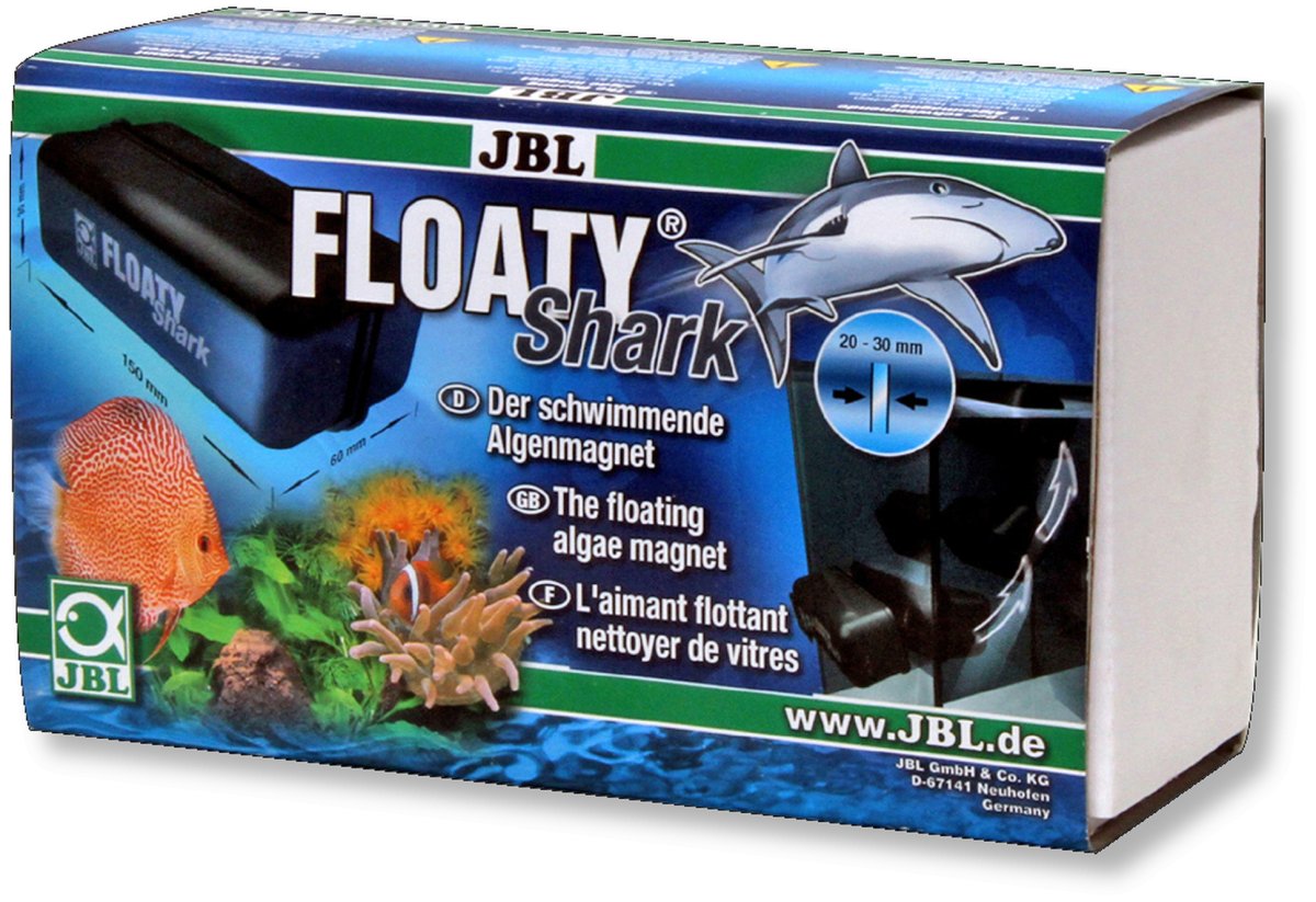JBL FLOATY Shark - GarnelenTv-Shop

JBL FLOATY Shark Magnetreiniger für dicke Aquarien-Scheiben

