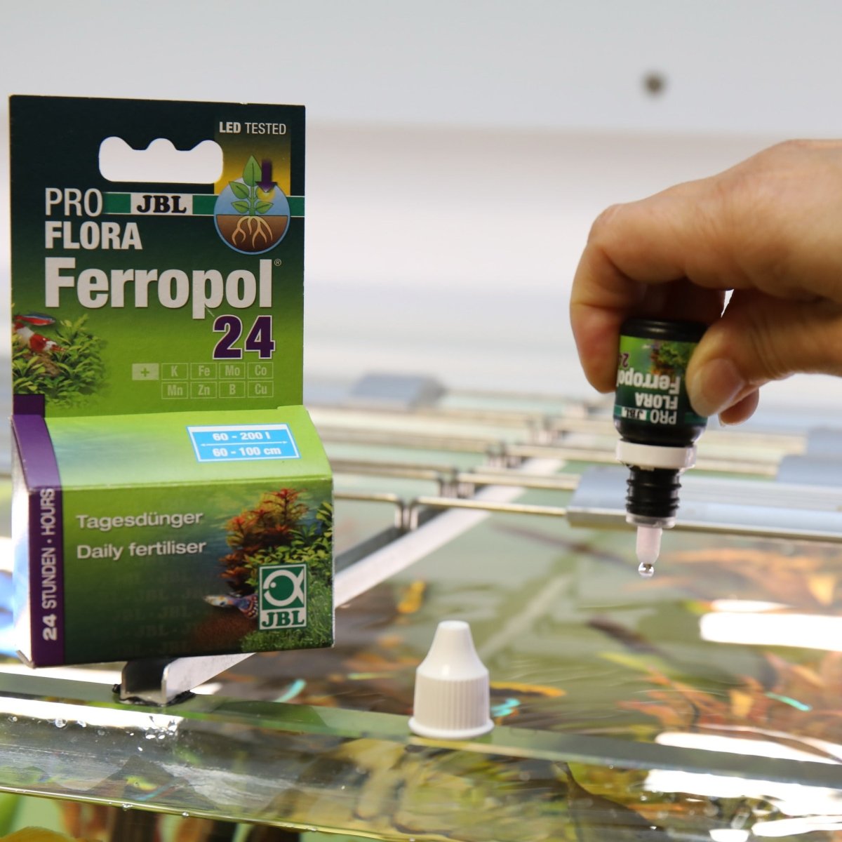 Tagesdünger JBL Flora Ferropol 24 für Süßwasser-Aquarien