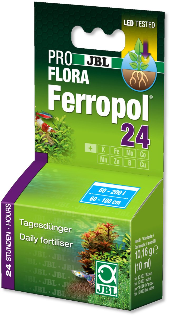 JBL Flora Ferropol 24 - GarnelenTv-Shop

JBL Flora Ferropol 24 – Tagesdünger für gesunde Aquarienpflanzen

