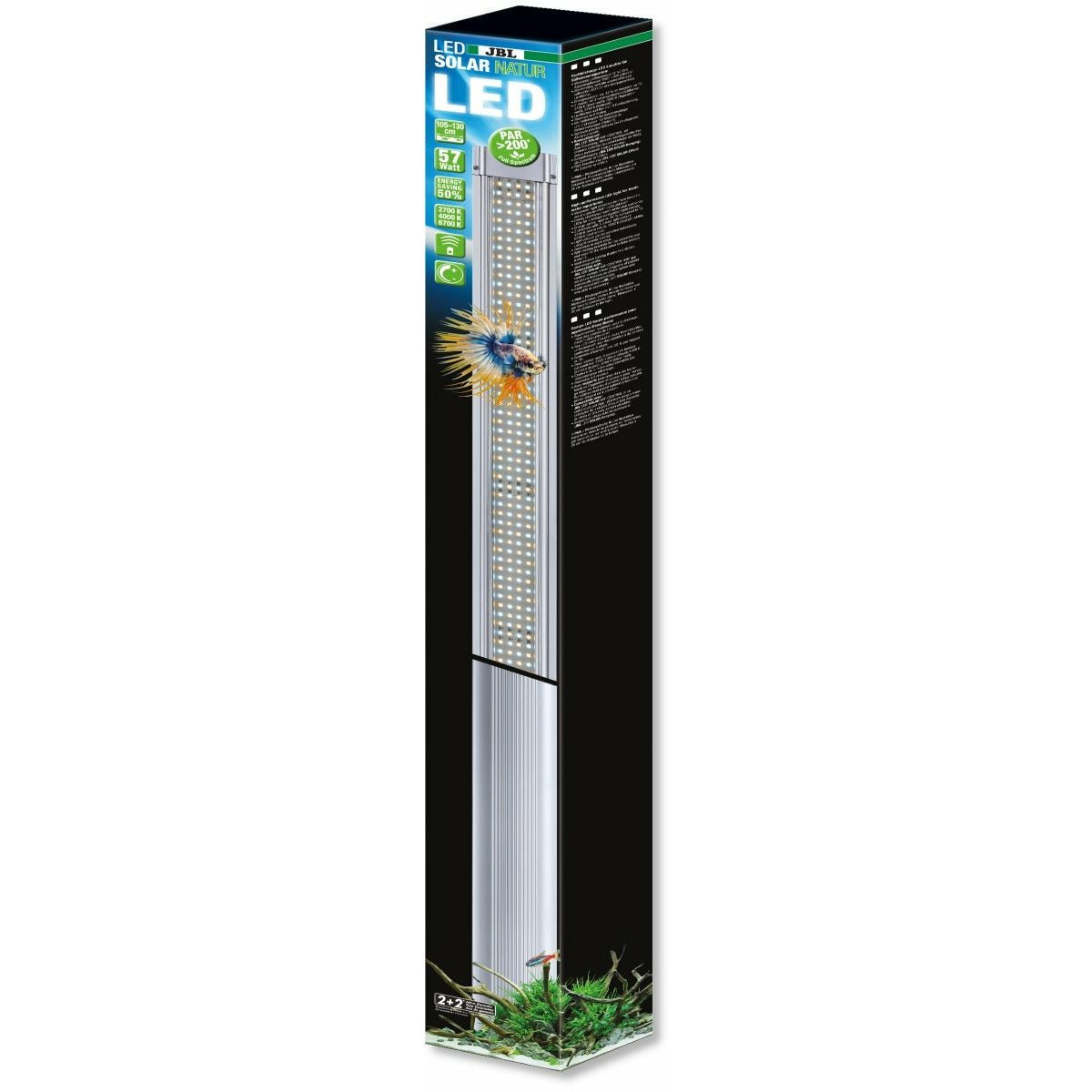 JBL LED SOLAR NATUR in Aquarium für optimale Lichtverhältnisse
