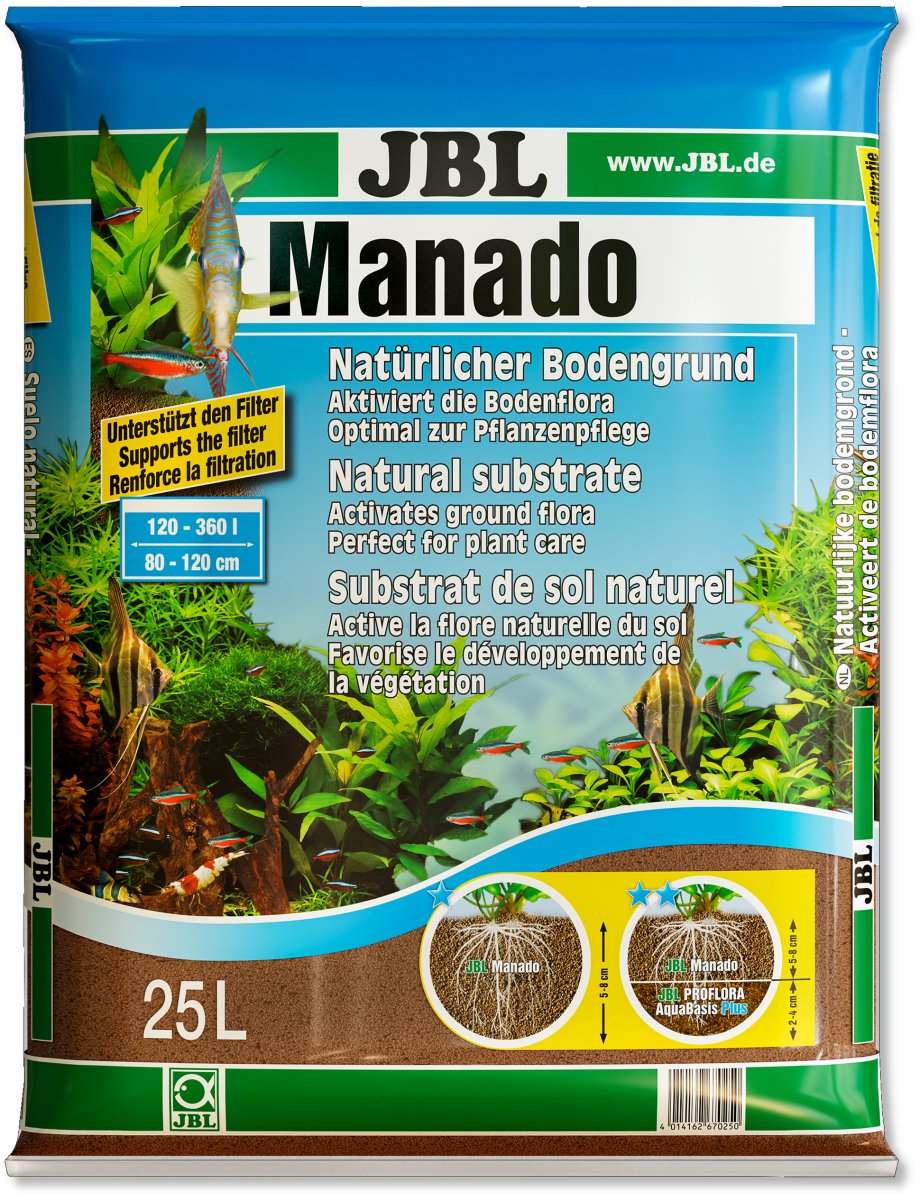 JBL Manado – Natürlicher Bodengrund für gesunde Aquarienökosysteme