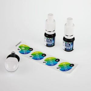 JBL CO2 Testgerät mit Saugnapf für Aquariumscheibe