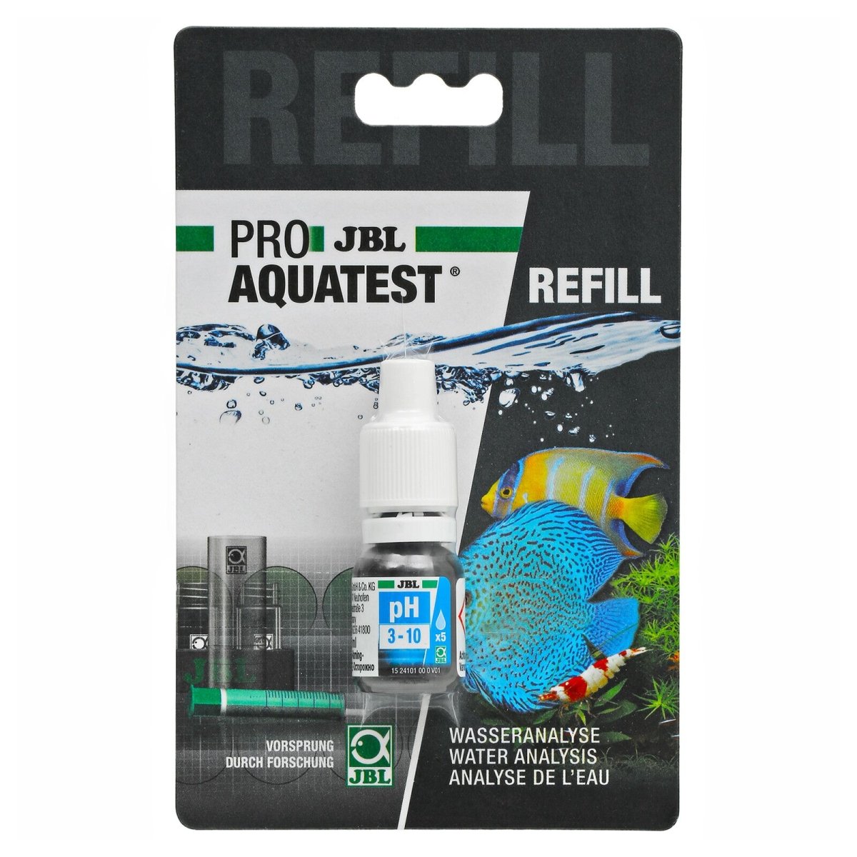 JBL ProAquaTest pH Test-Set 3,0-10,0 - GarnelenTv-Shop

JBL ProAquaTest pH Test-Set mit Farbkarte und Küvette

