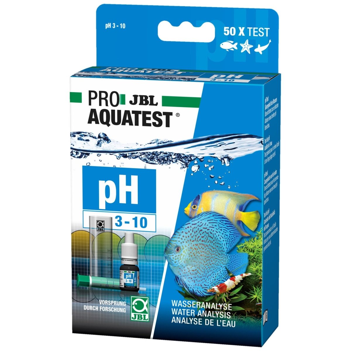 JBL ProAquaTest pH Test-Set 3,0-10,0 - GarnelenTv-Shop

JBL ProAquaTest pH Test-Set mit Farbkarte und Küvette

