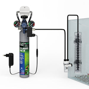 JBL CO2 Anlage mit Magnetventil und Blasenzähler