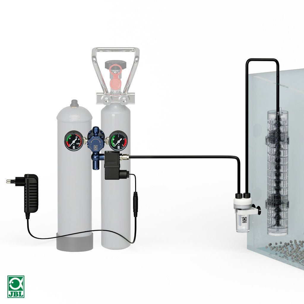 CO2 Anlage mit Magnetventil für Aquarien