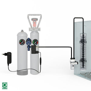 CO2 Anlage mit Magnetventil für Aquarien
