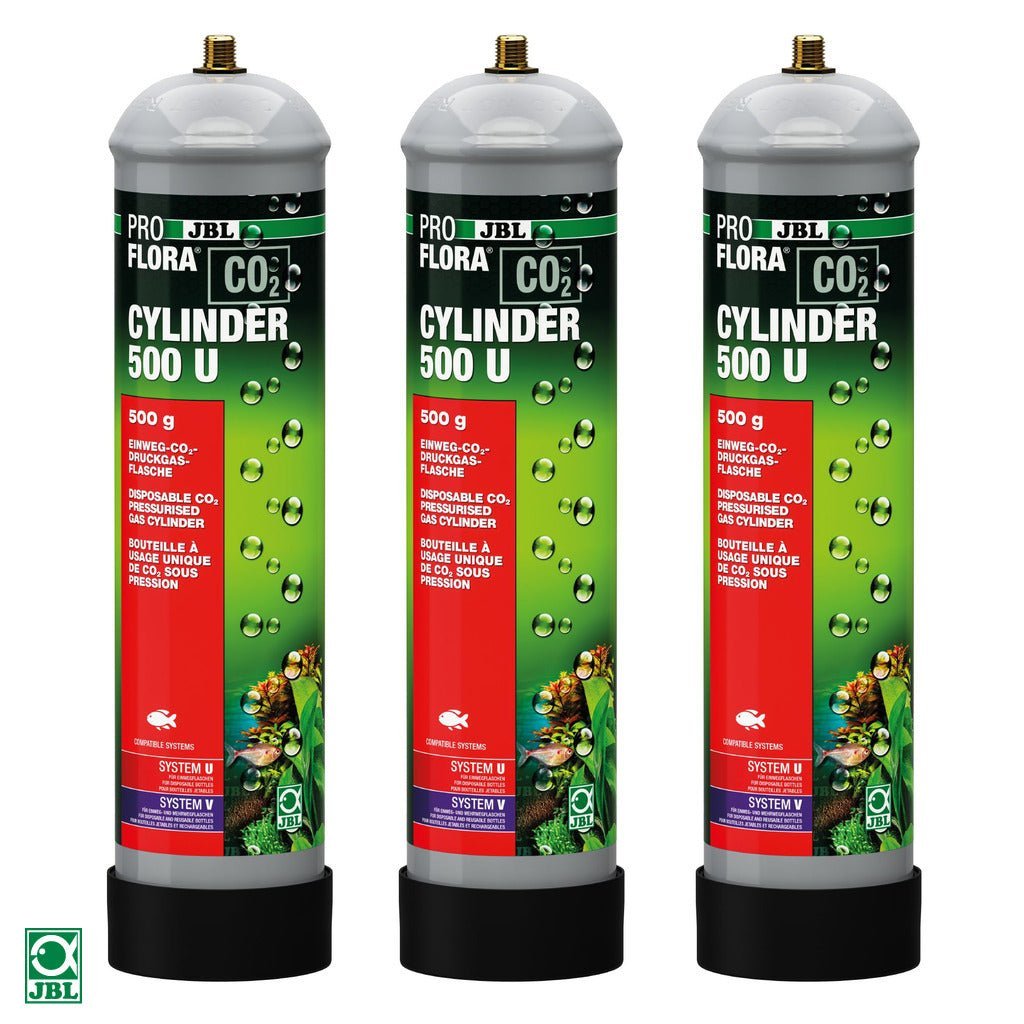 CO2 Einwegflaschen Set mit Gummistandfuß und TÜV-Prüfung