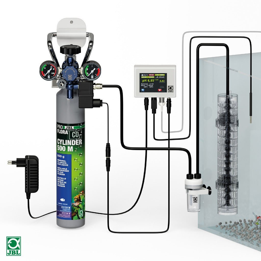 JBL CO2 Reaktor und Blasenzähler im Set