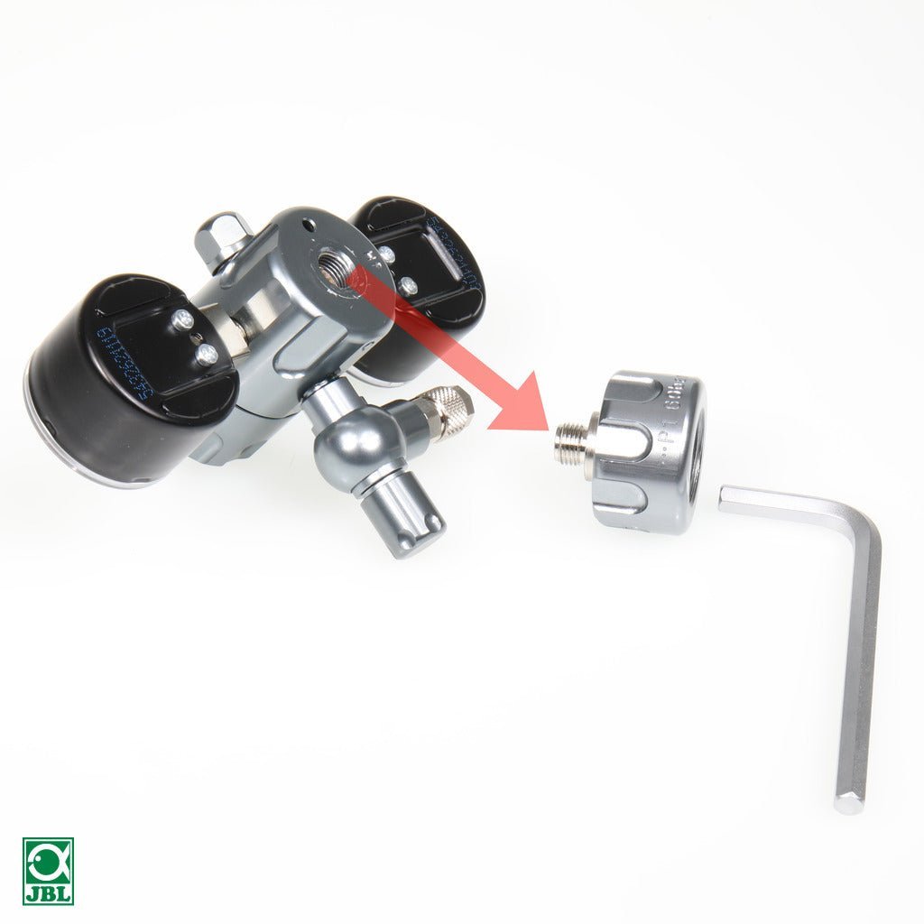 CO2 Regler JBL mit Dichtscheibe statt O-Ring