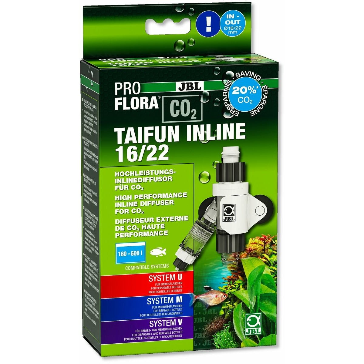 JBL PROFLORA CO2 TAIFUN INLINE - GarnelenTv-Shop

JBL PROFLORA TAIFUN INLINE CO2-Diffusor für Aquarien

