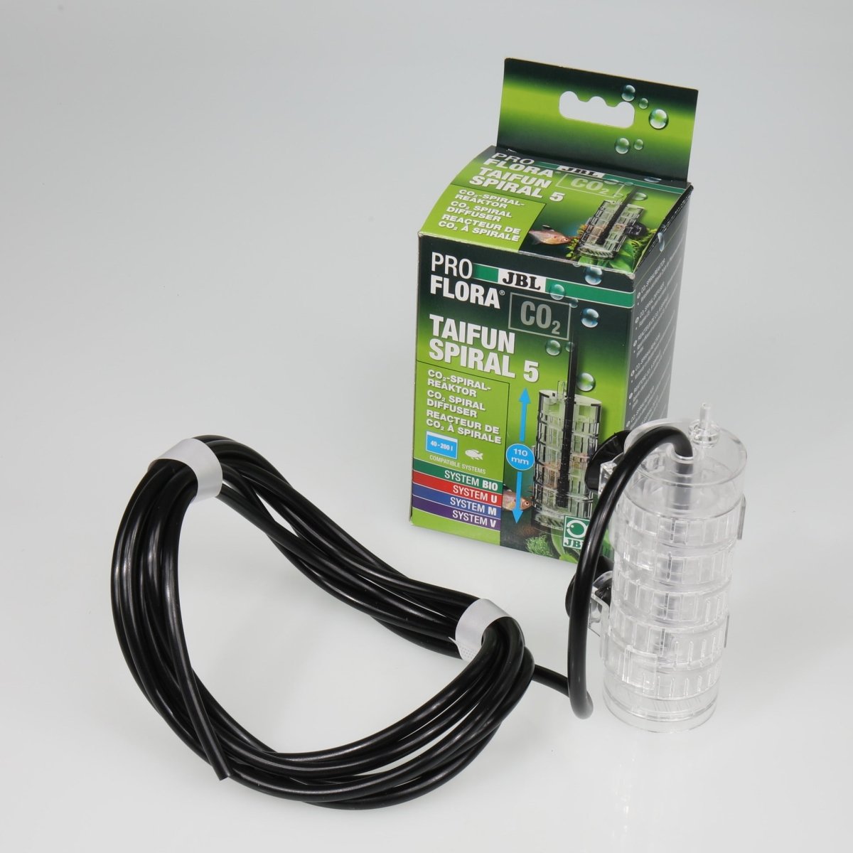 JBL SPIRAL 5 Reaktormodul mit Schlauchanschluss und Auffangkappe