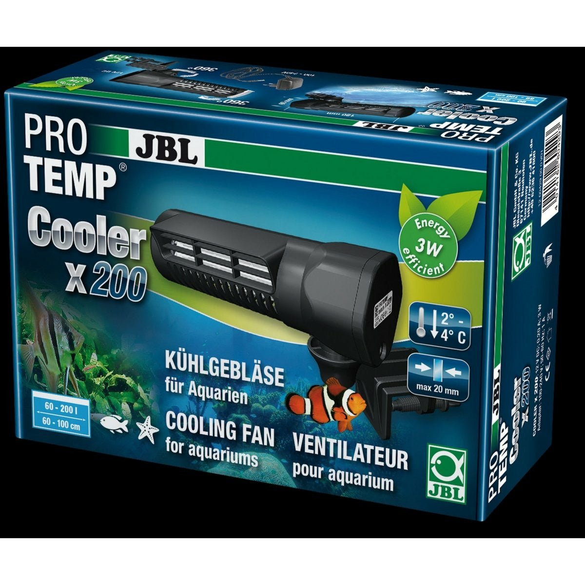 JBL PROTEMP Cooler x200 (Gen 2) - GarnelenTv-Shop

JBL ProTemp Cooler x200 Gen 2 Kühlgebläse für Aquarium

