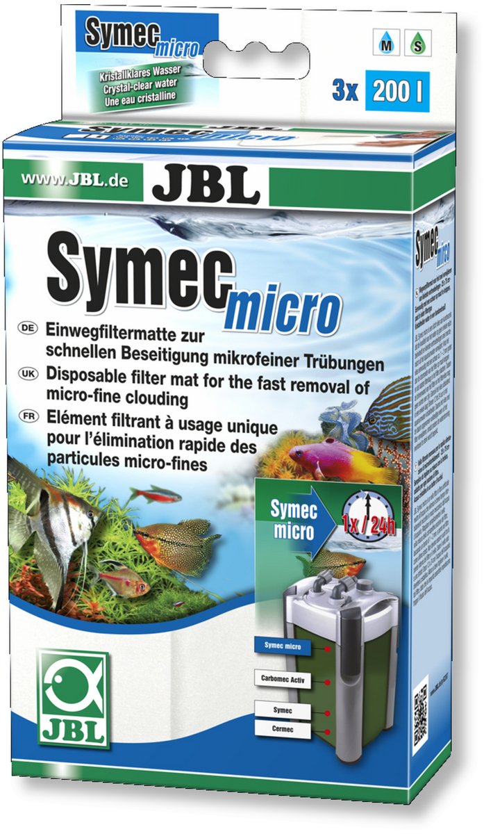 JBL Symec micro - GarnelenTv-Shop

JBL Symec Micro Mikrovlies Filtermatte für klares Aquariumwasser

