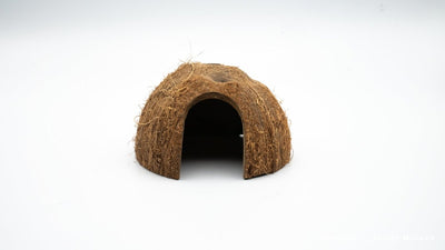 Kokosnussschale / Höhle mit Seiteneingang