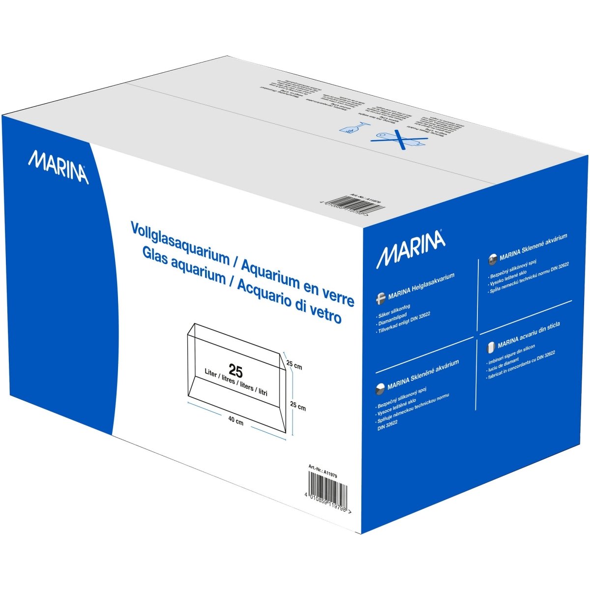 Marina -Vollglasaquarium, 40 x 25 x 24 cm - GarnelenTv-Shop

Marina Vollglasaquarium 40 x 25 x 24 cm aus Echtglas

