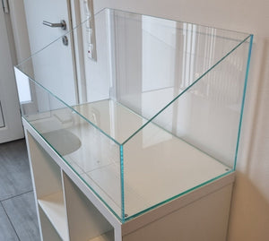 Weißglas Aquarium für Aquascaping und Paludarien