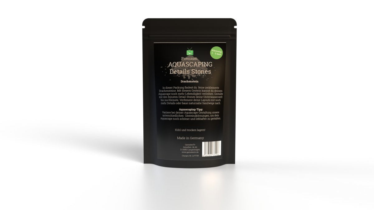 Premium Aquascaping Detail Stones "Drachenstein" 1 -2 mm - GarnelenTv-Shop

Drachenstein Detailsteine 1–2 mm Aquascaping

