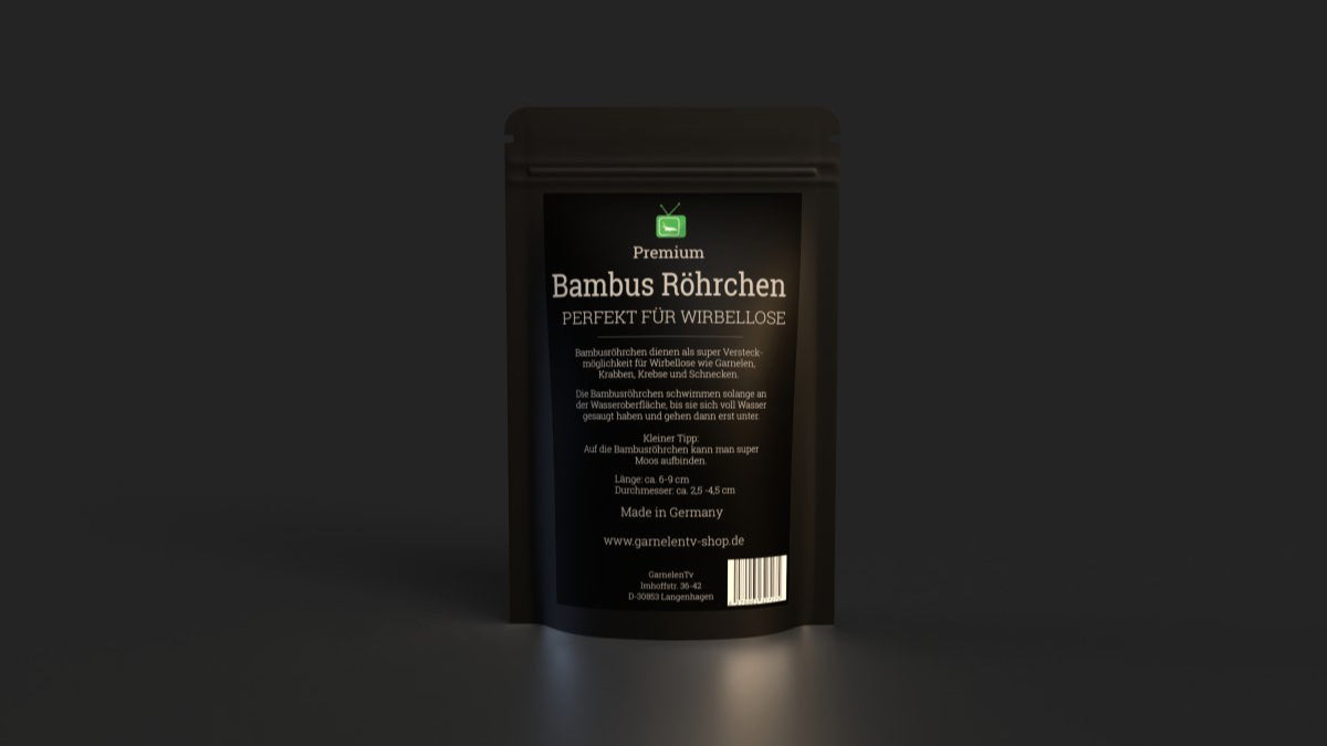Umweltfreundlich verpackte Bambusröhrchen für Aquarien