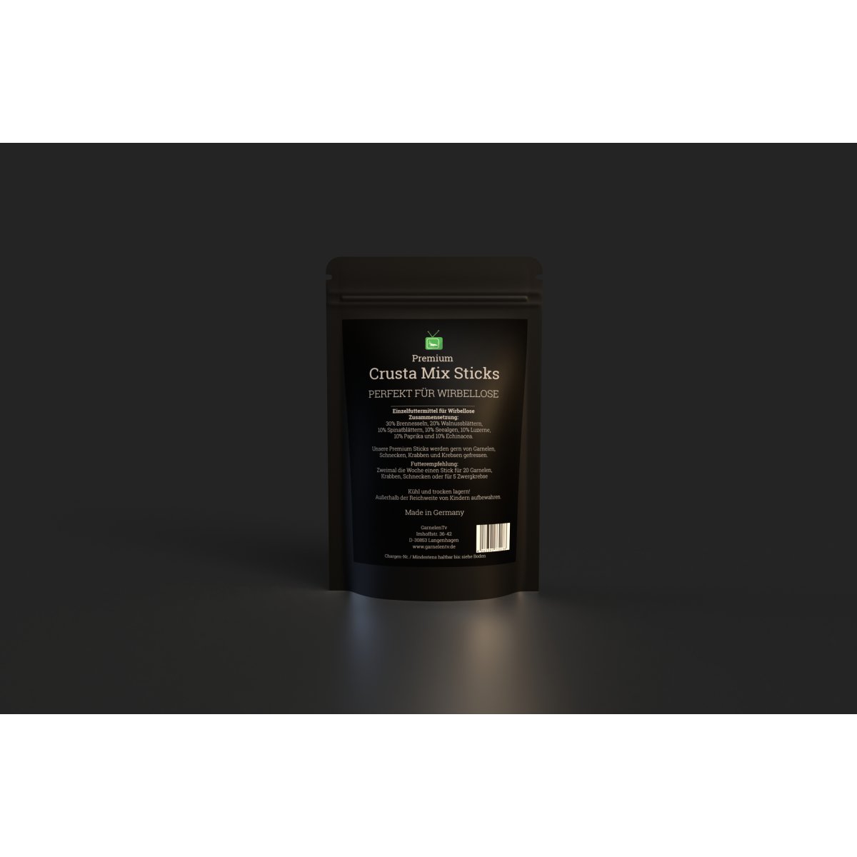 Premium Crusta Mix Sticks - GarnelenTv-Shop

Crusta Sticks in umweltfreundlicher Zuckerrohr Verpackung

