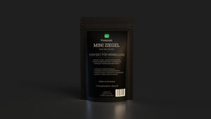 Premium Mini Ziegel "Chocolate" - GarnelenTv-Shop

"I am Green" Verpackung aus Zuckerrohr für Mini Ziegel "Chocolate"

