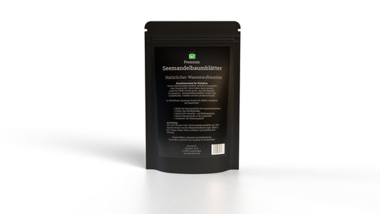 Umweltfreundlich verpackte Seemandelbaumblätter mit KPET-Folie