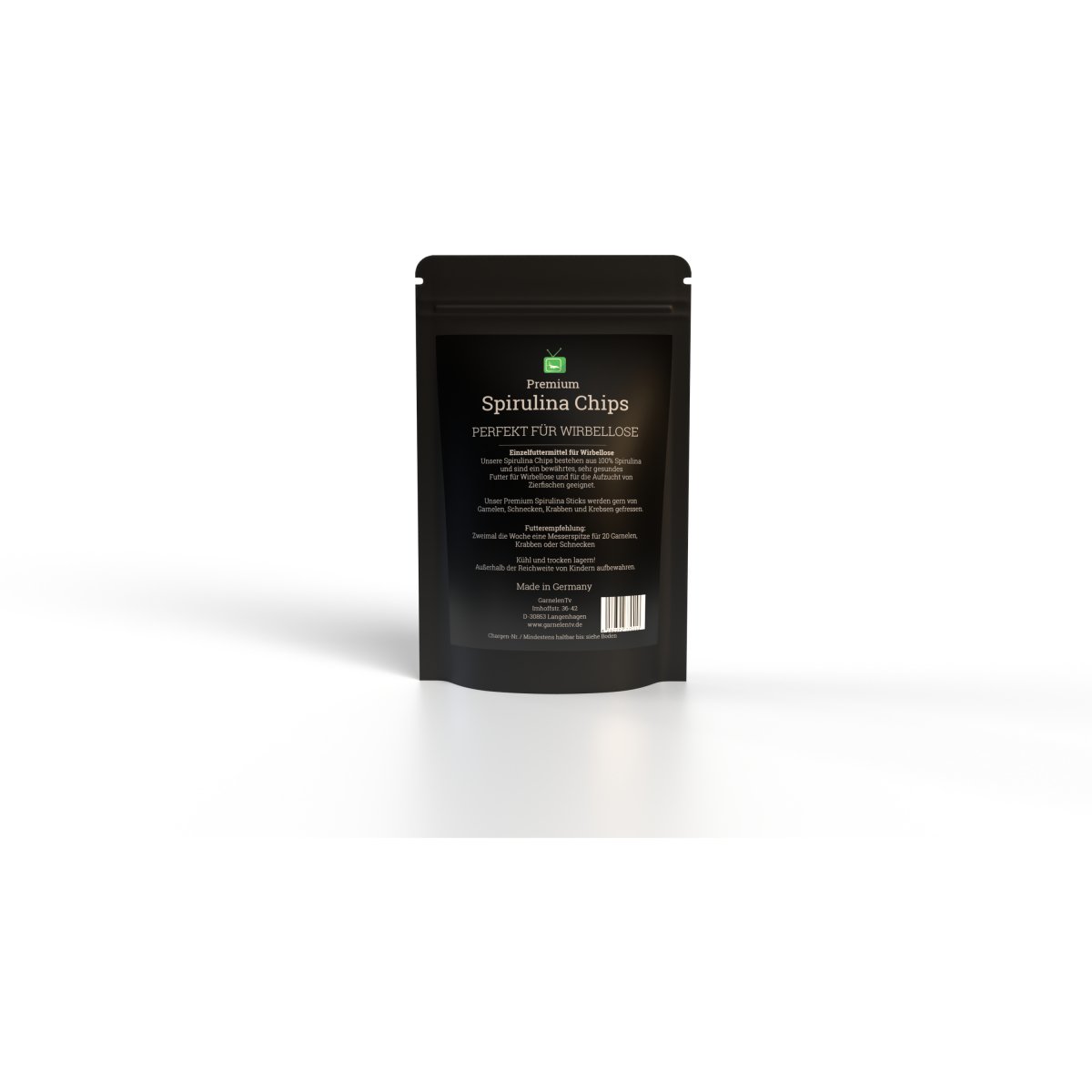 Premium Spirulina Chips 50g - GarnelenTv-Shop