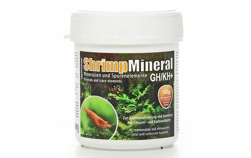 SaltyShrimp Shrimp Mineral GH/KH+, 100g - GarnelenTv-Shop

SaltyShrimp Shrimp Mineral GH/KH+ 100g - Mineralien für Osmosewasser und Garnelenpflege

