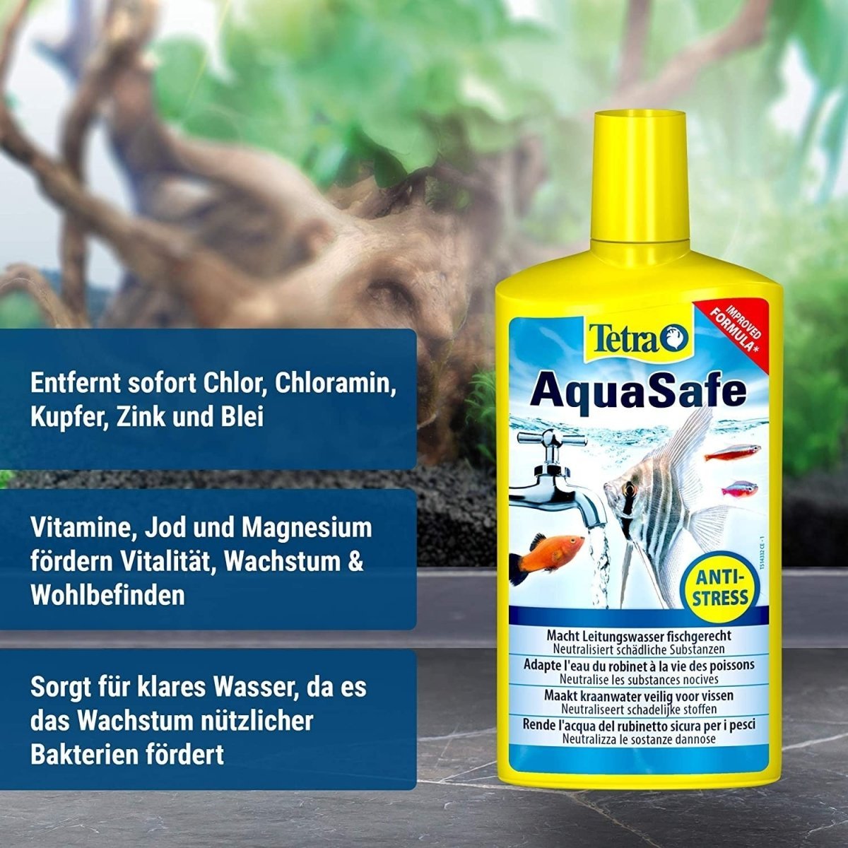 Tetra - AquaSafe 500ml / Wasseraufbereiter - GarnelenTv-Shop