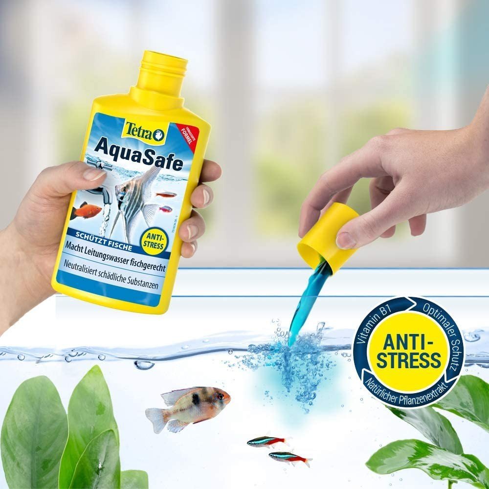 Tetra AquaSafe entfernt schädliche Substanzen aus Leitungswasser