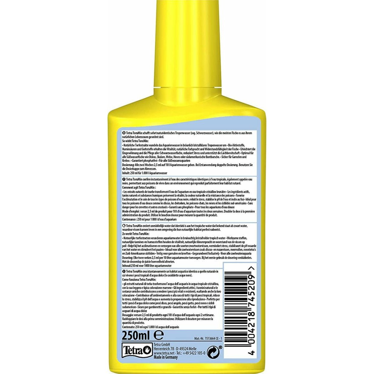 Tetra - ToruMin für naturidentisches Schwarzwasser 250ml - GarnelenTv-Shop

Tetra ToruMin für gesunde Aquarienfische und Zucht

